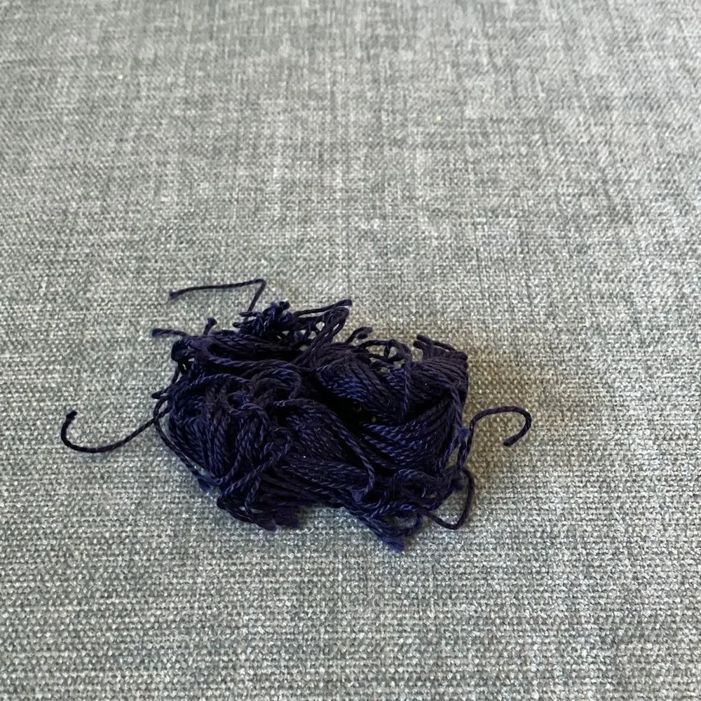 Blue Needlepoint Thread Yarn